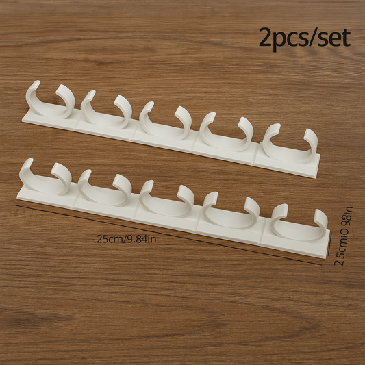 "Lot de 2 Racks Épices Muraux Cuisine – Support Adhésif pour Pots de Condiments, Étagère de Rangement Plastique Gris