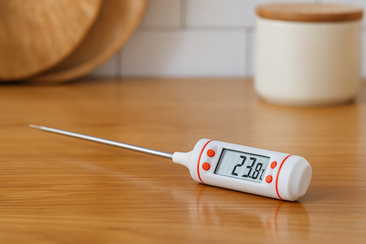 Thermomètre de Cuisine Digital – Sonde Électronique avec Affichage LCD pour Viande, Liquides et Cuisson au Four